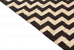 Tapete de juta - Cabana (bege/preto)