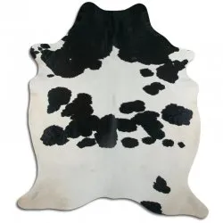 Couro de vaca - Preto/branco 1026