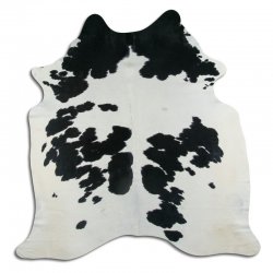 Couro de vaca - Preto/branco 1027