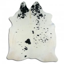 Couro de vaca - Preto/branco 1036