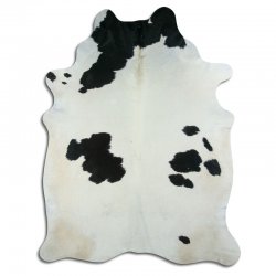 Couro de vaca - Preto/branco 1041