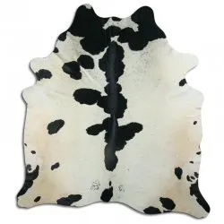 Couro de vaca - Preto/branco 1044