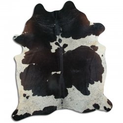 Couro de vaca - Preto/branco 1046