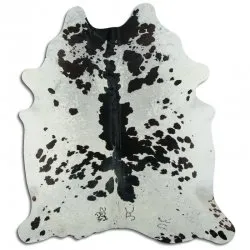 Couro de vaca - Preto/branco 1060
