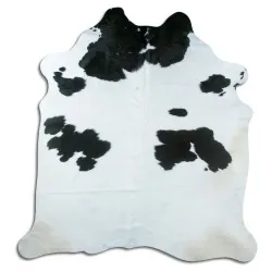 Couro de vaca - Preto/branco 1414