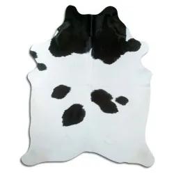 Couro de vaca - Preto/branco 1417