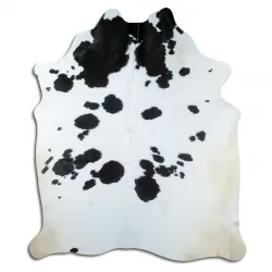 Couro de vaca - Preto/branco 1425