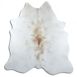 Couro de vaca - marrom/branco 1485