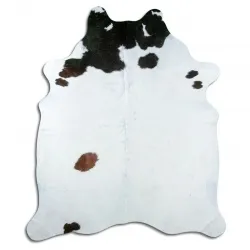 Couro de vaca - marrom/branco 1525