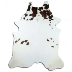 Couro de vaca - marrom/branco 1529