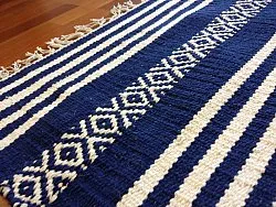 Trasmatta - Ystad (blå)