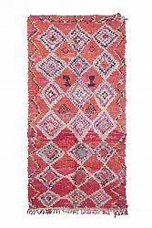 Tapete Berbere Marroquino Boucherouite 260 x 130 cm