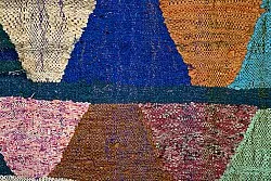 Tapete Berbere Marroquino Boucherouite 140 x 290 cm