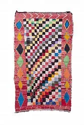 Tapete Berbere Marroquino Boucherouite 240 x 140 cm