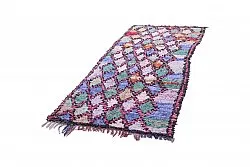 Tapete Berbere Marroquino Boucherouite 245 x 100 cm