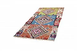 Tapete Berbere Marroquino Boucherouite 205 x 100 cm