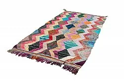 Tapete Berbere Marroquino Boucherouite 135 x 260 cm