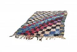 Tapete Berbere Marroquino Boucherouite 225 x 155 cm