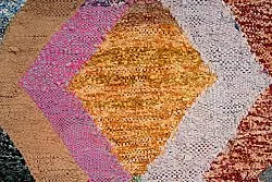 Tapete Berbere Marroquino Boucherouite 135 x 260 cm