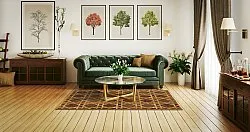 Tapete Wilton - Pachino (marrom/dourado)