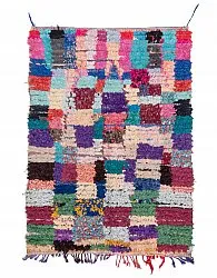 Tapete Berbere Marroquino Boucherouite 210 x 150 cm