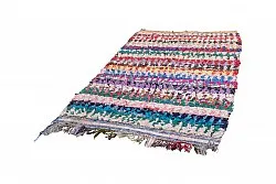 Tapete Berbere Marroquino Boucherouite 220 x 135 cm