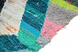 Tapete Berbere Marroquino Boucherouite 140 x 260 cm