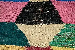 Tapete Berbere Marroquino Boucherouite 145 x 275 cm