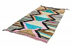 Tapete Berbere Marroquino Boucherouite 135 x 265 cm
