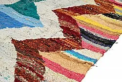 Tapete Berbere Marroquino Boucherouite 125 x 225 cm