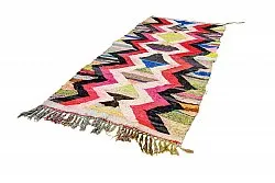 Tapete Berbere Marroquino Boucherouite 135 x 305 cm