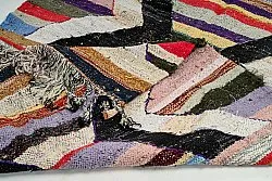 Tapete Berbere Marroquino Boucherouite 125 x 230 cm