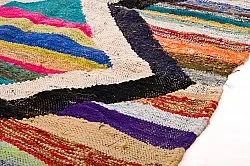 Tapete Berbere Marroquino Boucherouite 135 x 245 cm