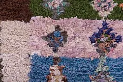 Tapete Berbere Marroquino Boucherouite 275 x 145 cm