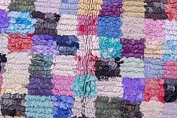Tapete Berbere Marroquino Boucherouite 215 x 135 cm