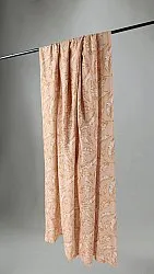 Cortinas - Cortina de algodão - Leaves (laranja)