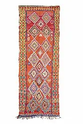 Tapete Berbere Marroquino Boucherouite 285 x 100 cm