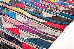 Tapete Berbere Marroquino Boucherouite 130 x 225 cm