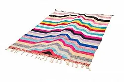 Tapete Berbere Marroquino Boucherouite 130 x 195 cm