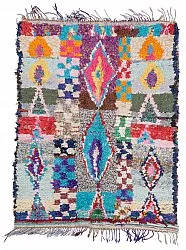 Tapete Berbere Marroquino Boucherouite 195 x 150 cm