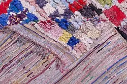 Tapete Berbere Marroquino Boucherouite 215 x 140 cm