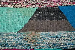 Tapete Berbere Marroquino Boucherouite 145 x 250 cm