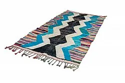 Tapete Berbere Marroquino Boucherouite 140 x 255 cm