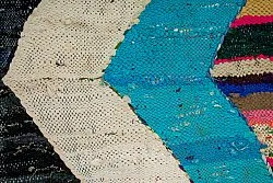 Tapete Berbere Marroquino Boucherouite 140 x 255 cm