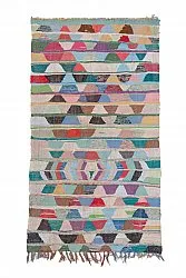 Tapete Berbere Marroquino Boucherouite 250 x 130 cm