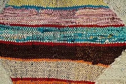 Tapete Berbere Marroquino Boucherouite 125 x 265 cm