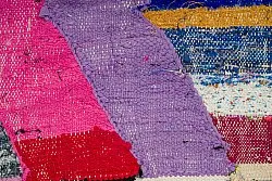 Tapete Berbere Marroquino Boucherouite 130 x 225 cm