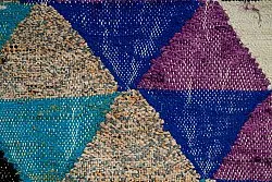 Tapete Berbere Marroquino Boucherouite 130 x 250 cm