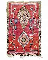 Tapete Berbere Marroquino Boucherouite 185 x 110 cm