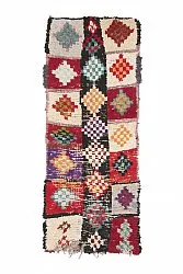 Tapete Berbere Marroquino Boucherouite 200 x 85 cm